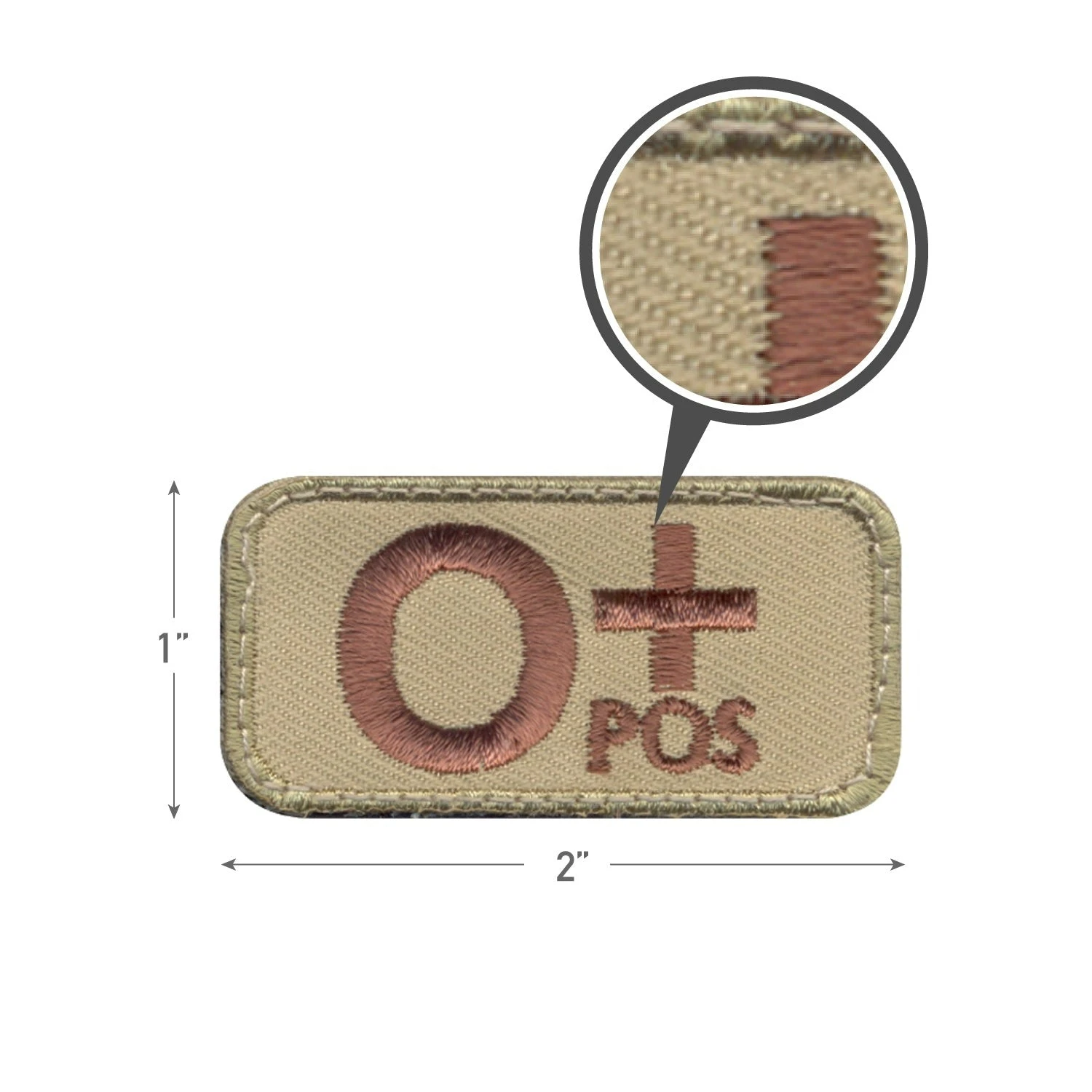 Rothco O Positive Blood Type Morale Patch 2 Rothco O Positive Blood Type Morale Patch