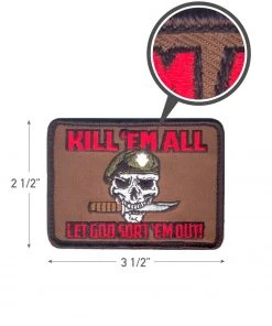 Rothco Kill Em All Let God Sort Em Out Morale Patch