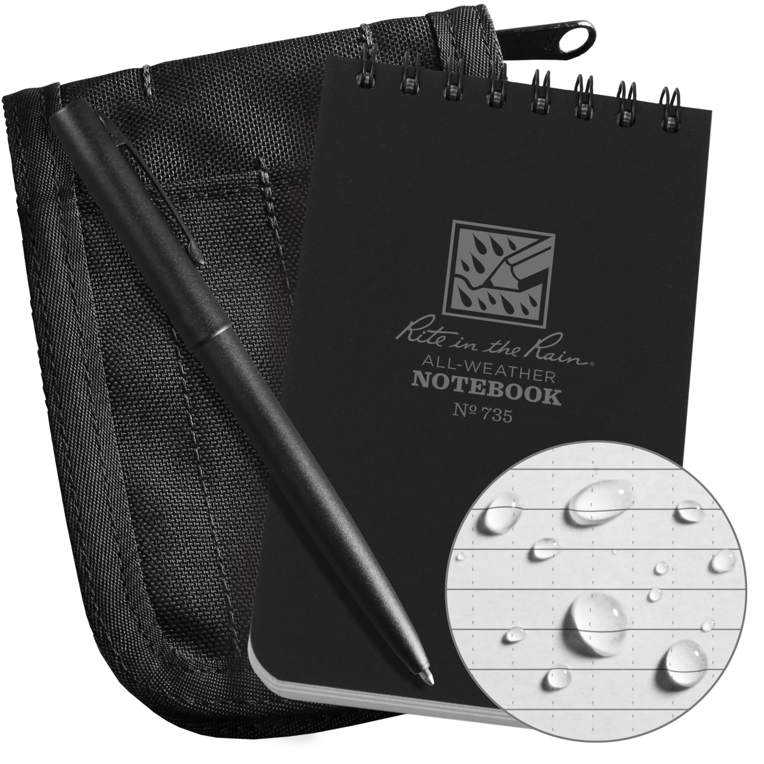Rite In The Rain Weatherproof 3 In. X 5 In. Top Spiral Notebook Kit 1 Rite In The Rain Weatherproof 3 In. X 5 In. Top Spiral Notebook Kit