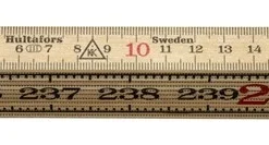 Hultafors Wooden Folding Rule 59 — 2.4m, 12 Sections