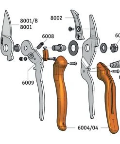 LÖWE LOWE 8.104 Anvil Pruner With Curved Blade