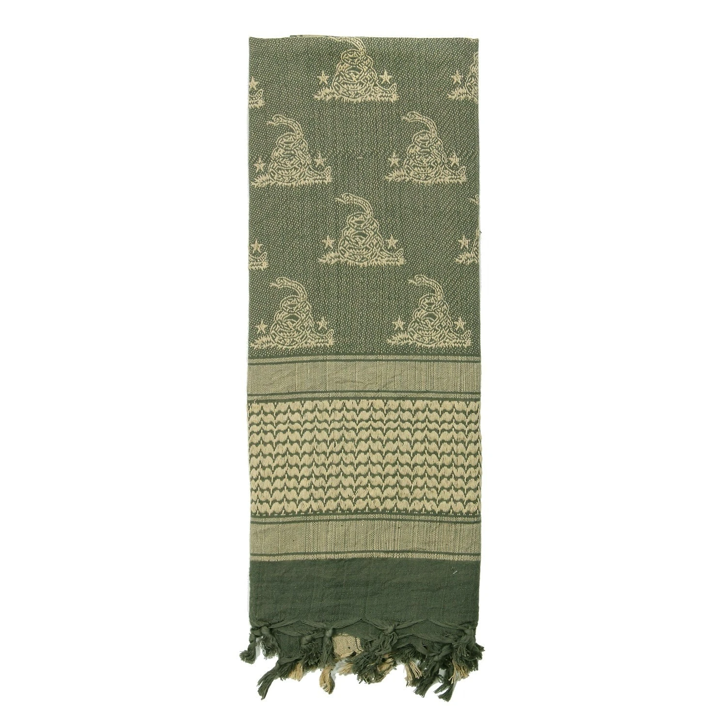 Rothco Gadsden Snake Shemagh Tactical Desert Scarf - One Size 3 Rothco Gadsden Snake Shemagh Tactical Desert Scarf - One Size
