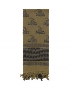 Rothco Gadsden Snake Shemagh Tactical Desert Scarf - One Size 12 Rothco Gadsden Snake Shemagh Tactical Desert Scarf - One Size