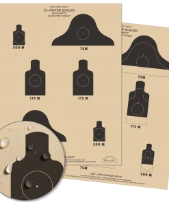 Rite In The Rain Weatherproof 25m Slow Fire Qualification Targets - 100 Pack