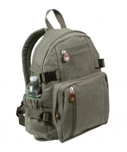 Rothco Vintage Canvas Compact Backpack Gear