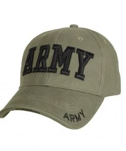 Rothco Deluxe Army Embroidered Low Profile Insignia Cap - One Size