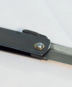 Gyokucho High Carbon Steel HIGO Knife (120mm) Black Handle