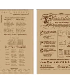 Rite In The Rain Weatherproof Soft Cover Pocket Notebook, 3.5 In. X 6 In. Waterproof Notebooks