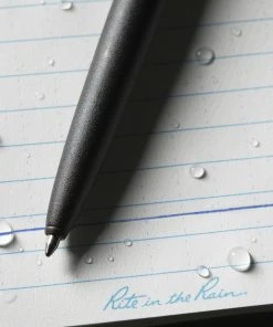 Rite In The Rain Weatherproof Metal Clicker Pen - Blue Ink
