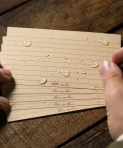 Waterproof Notebooks Rite In The Rain Weatherproof Index Cards, 3" X 5" 17 Waterproof Notebooks Rite In The Rain Weatherproof Index Cards, 3