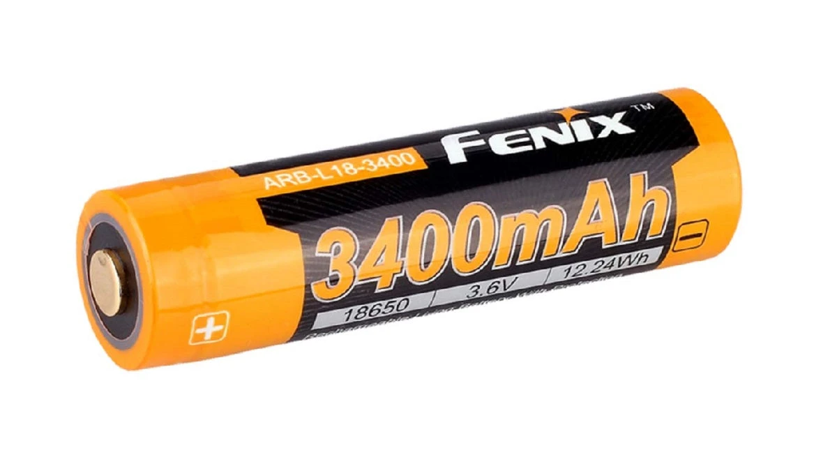 FENIX ARB-L18 3400 18650 LI-ION RECHARGEABLE BATTERY Fenix Lights 1 FENIX ARB-L18 3400 18650 LI-ION RECHARGEABLE BATTERY Fenix Lights