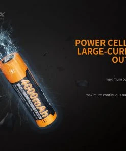 FENIX ARB-L21 4000P HIGH DRAW 21700 LI-ION RECHARGEABLE BATTERY Fenix Lights