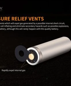 FENIX ARB-L21 4000P HIGH DRAW 21700 LI-ION RECHARGEABLE BATTERY Fenix Lights