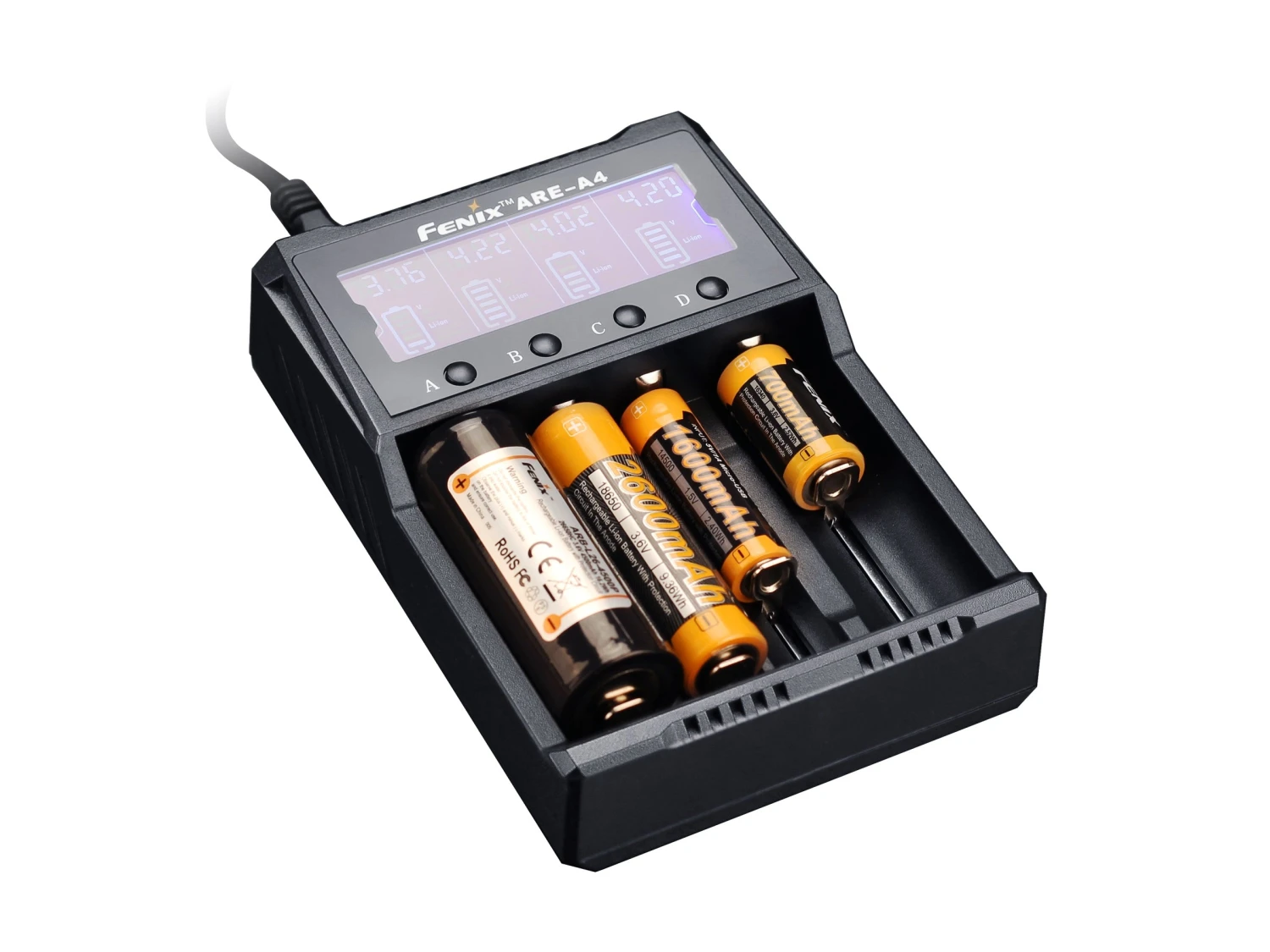 FENIX ARE-A4 SMART BATTERY CHARGER Fenix Lights 1 FENIX ARE-A4 SMART BATTERY CHARGER Fenix Lights