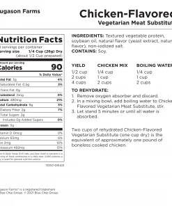 Augason Farms Chicken Flavored Vegetarian Meat Substitute Food & Food Storage 16 Augason Farms Chicken Flavored Vegetarian Meat Substitute Food & Food Storage