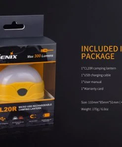 Fenix CL20R USB Rechargeable Lantern Gear