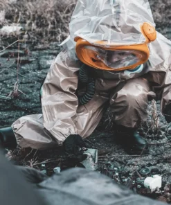 Gas Masks & HAZMAT Suits MIRA Safety CM-3M CBRN Child Escape Respirator / Infant Gas Mask With PAPR