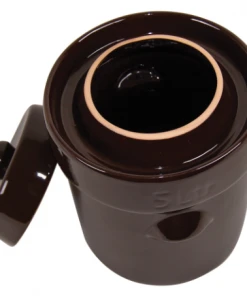 Roots & Harvest Traditional Style Water-Seal Fermentation Crock Set With Lid & Weights