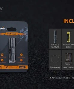 Fenix E01 V2.0 100 Lumens AAA Flashlight Flashlights 32 Fenix E01 V2.0 100 Lumens AAA Flashlight Flashlights