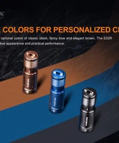 Fenix E02R Rechargeable 200 Lumen Keychain Light