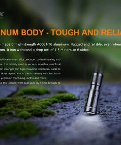 Fenix E02R Rechargeable 200 Lumen Keychain Light