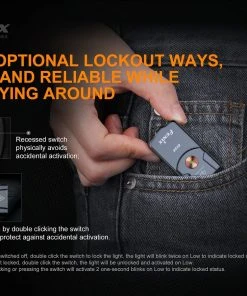 FENIX E03R 260 LUMENS KEYCHAIN FLASHLIGHT Flashlights