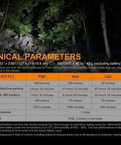 Flashlights FENIX E20 V2.0 350 LUMENS EDC FLASHLIGHT 19 Flashlights FENIX E20 V2.0 350 LUMENS EDC FLASHLIGHT