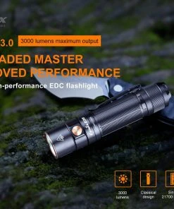 Flashlights FENIX E35 V3.0 3000 LUMENS RECHARGEABLE FLASHLIGHT