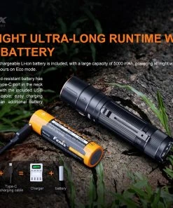 Flashlights FENIX E35 V3.0 3000 LUMENS RECHARGEABLE FLASHLIGHT