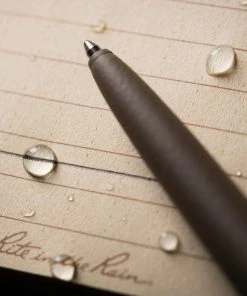 Rite In The Rain Weatherproof Metal Clicker Pen - Black Ink