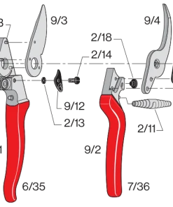 Home, Farm & Garden FELCO 9 Left-Handed Ergonomic Pruning Shear