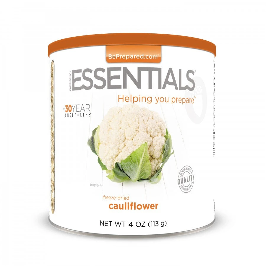 Emergency Essentials Freeze Dried Cauliflower 1 Emergency Essentials Freeze Dried Cauliflower