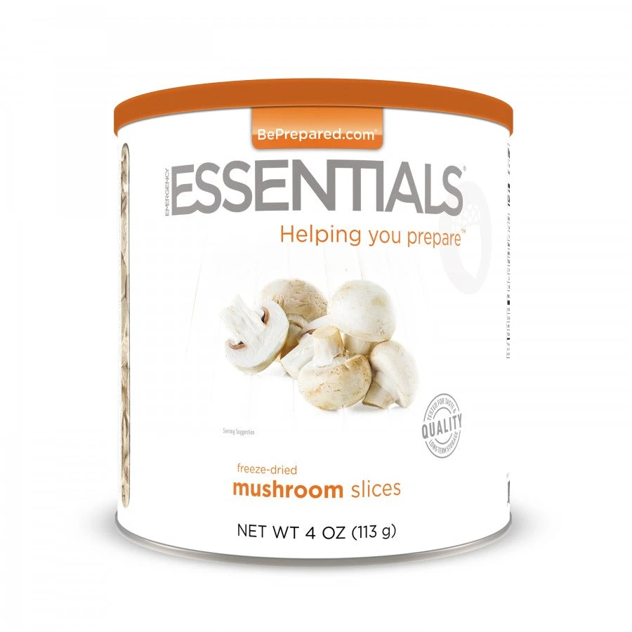 Emergency Essentials Freeze Dried Mushroom Slices - Large Can Food & Food Storage 1 Emergency Essentials Freeze Dried Mushroom Slices - Large Can Food & Food Storage