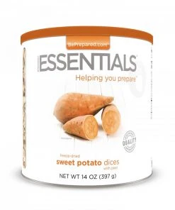 Emergency Essentials Freeze Dried Sweet Potato Dices With Peel Large Can Food & Food Storage