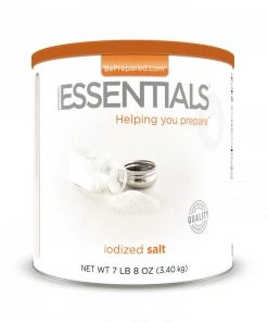 Food & Food Storage Emergency Essentials Iodized Salt Large Can