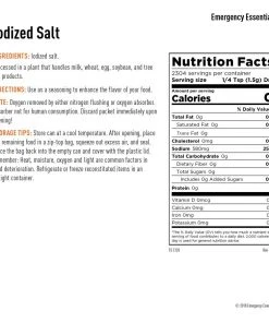Food & Food Storage Emergency Essentials Iodized Salt Large Can 6 Food & Food Storage Emergency Essentials Iodized Salt Large Can