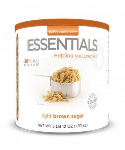 Emergency Essentials Light Brown Sugar Large Can Food & Food Storage