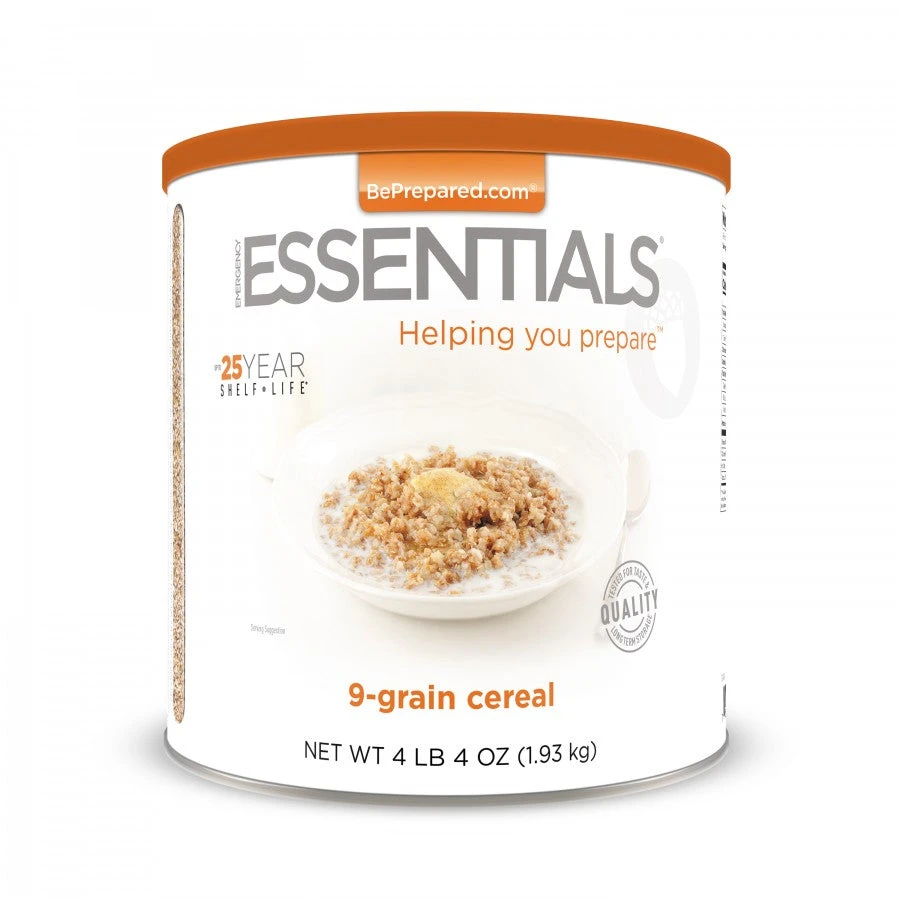 Food & Food Storage Emergency Essentials 9-Grain Cereal - Large Can 1 Food & Food Storage Emergency Essentials 9-Grain Cereal - Large Can
