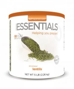 Emergency Essentials Lentils Large Can
