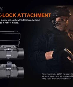 Fenix GL19R Rechargeable Tac Light - 1200 Lumens