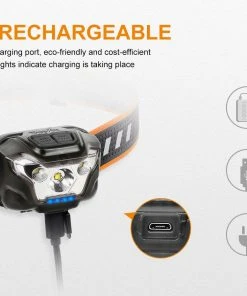 Fenix HL18R USB Rechargeable Headlamp - AAA Compatible