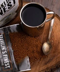 Franklin's Finest Survival Coffee (720 Servings, 1 Bucket) Food & Food Storage