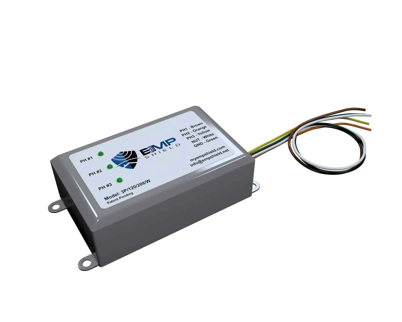 EMP Shield 3-Phase EMP & Lightning Protection With CME Defense (120V) 1 EMP Shield 3-Phase EMP & Lightning Protection With CME Defense (120V)