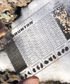 Navigation Cards BRUNTON GRAIN SIZE CARD 5 Navigation Cards BRUNTON GRAIN SIZE CARD