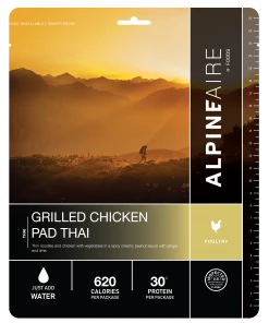 AlpineAire Grilled Chicken Pad Thai Backpacking Meals