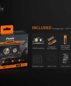 Fenix HM65R Rechargeable Headlamp + E-Lite Combo Headlamps 25 Fenix HM65R Rechargeable Headlamp + E-Lite Combo Headlamps