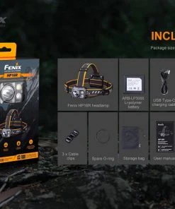 Fenix HP16R High-Performance Rechargeable Outdoor Headlamp Headlamps