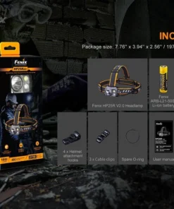 Headlamps FENIX HP25R V2.0 HEADLAMP