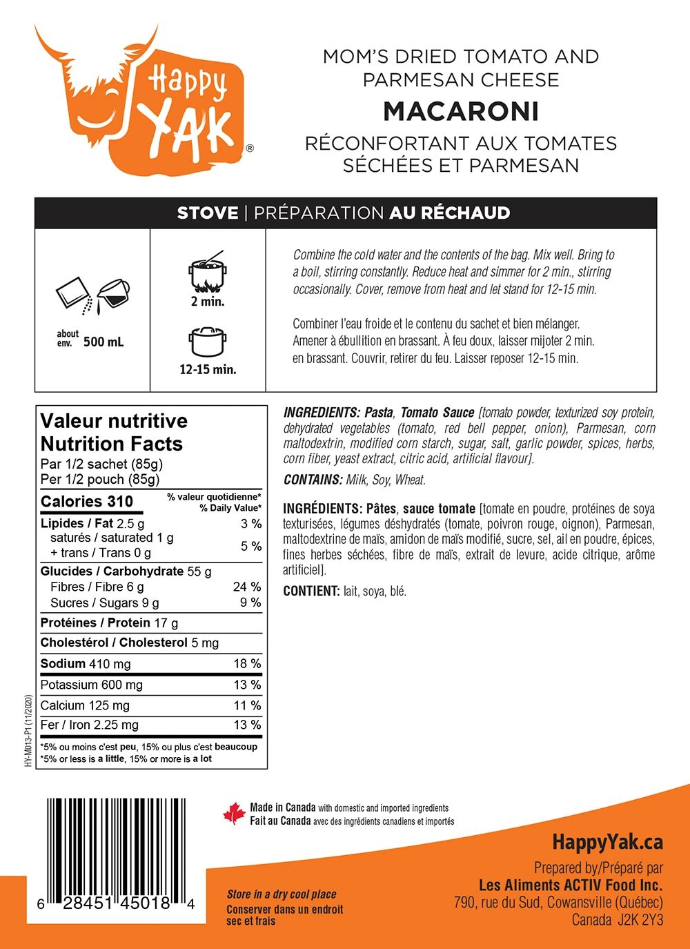 Food & Food Storage Happy Yak Vege-Sport Kit 8 Food & Food Storage Happy Yak Vege-Sport Kit