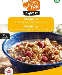 HAPPY YAK GRANOLA RASPBERRY AND VANILLA